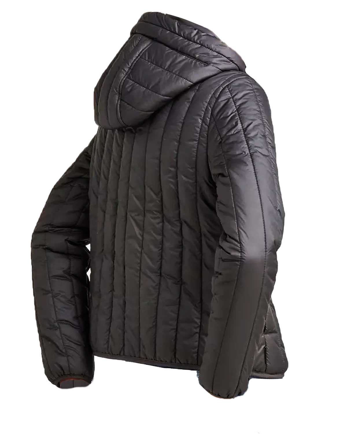 Chicago P.D. S10 Tracy Spiridakos Black Quilted Hooded Jacket