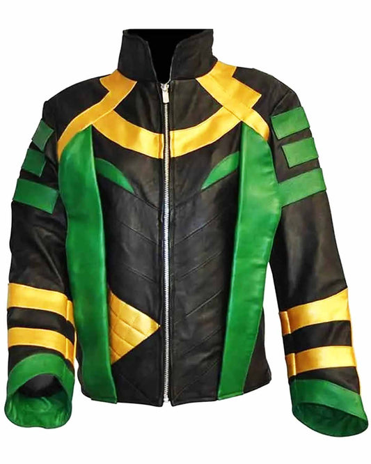 Thor Ragnarok Loki Black Leather Jacket