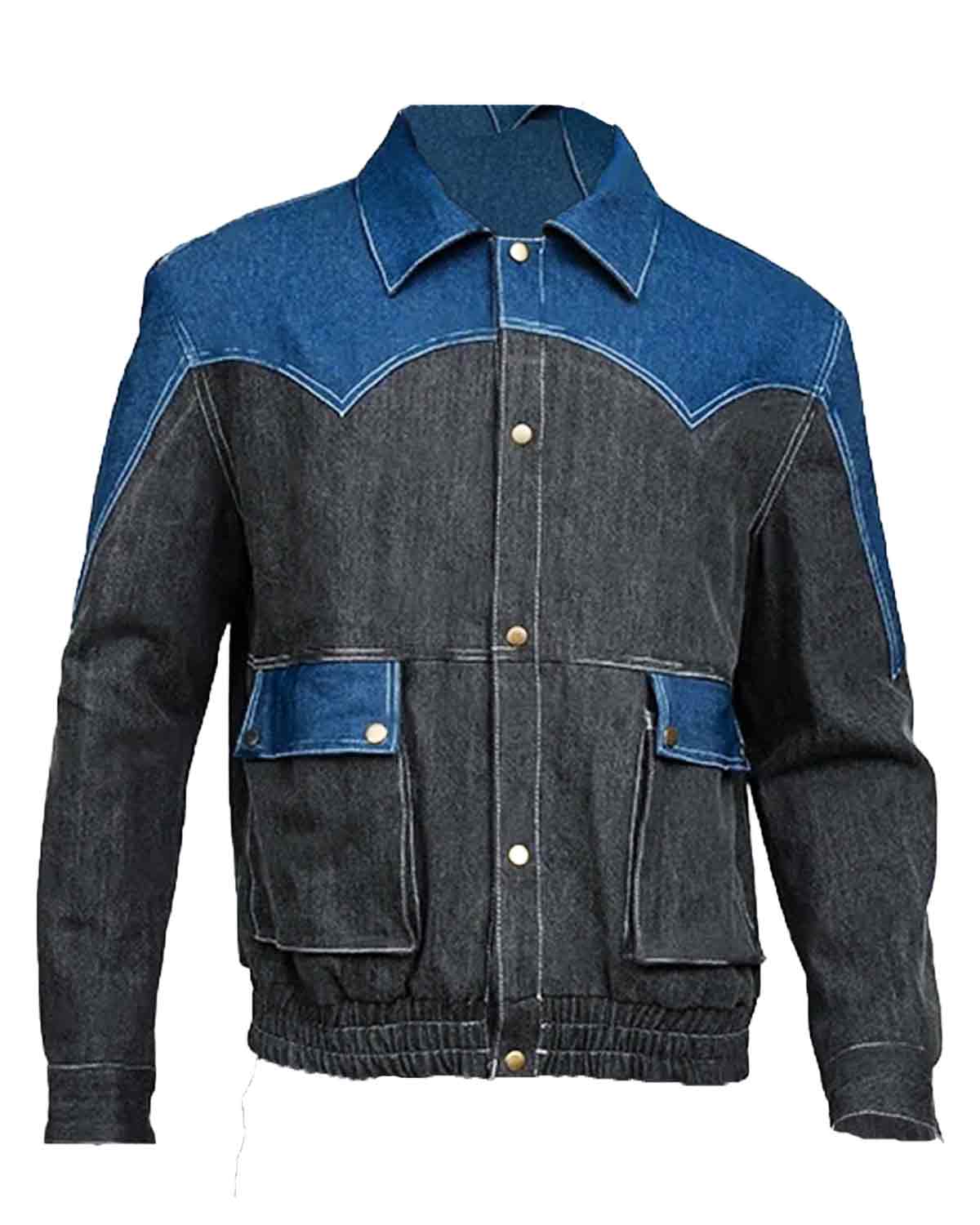 Back to The Future Marty Mcfly Denim Jacket