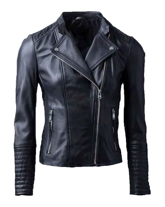 Lakeland Leather Toni Leather Biker Jacket