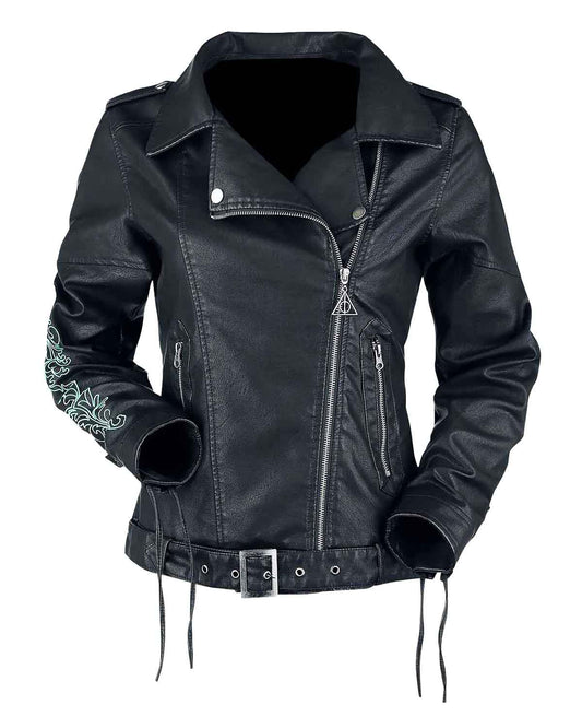 Death Eater Leather Biker Jacket