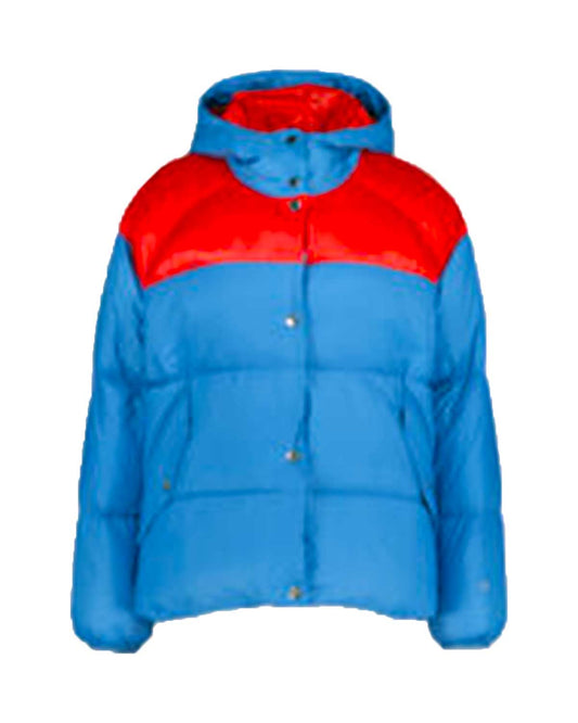 Chicago Fire Season 10 Kara Killmer Royal Blue Puffer Jacket