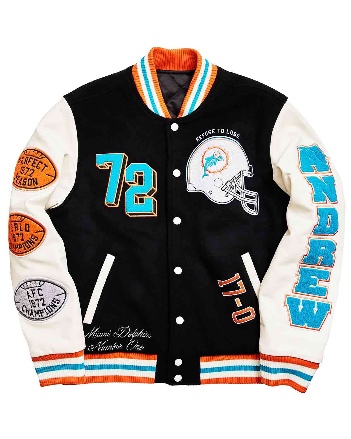 Miami Dolphins Varsity Jacket