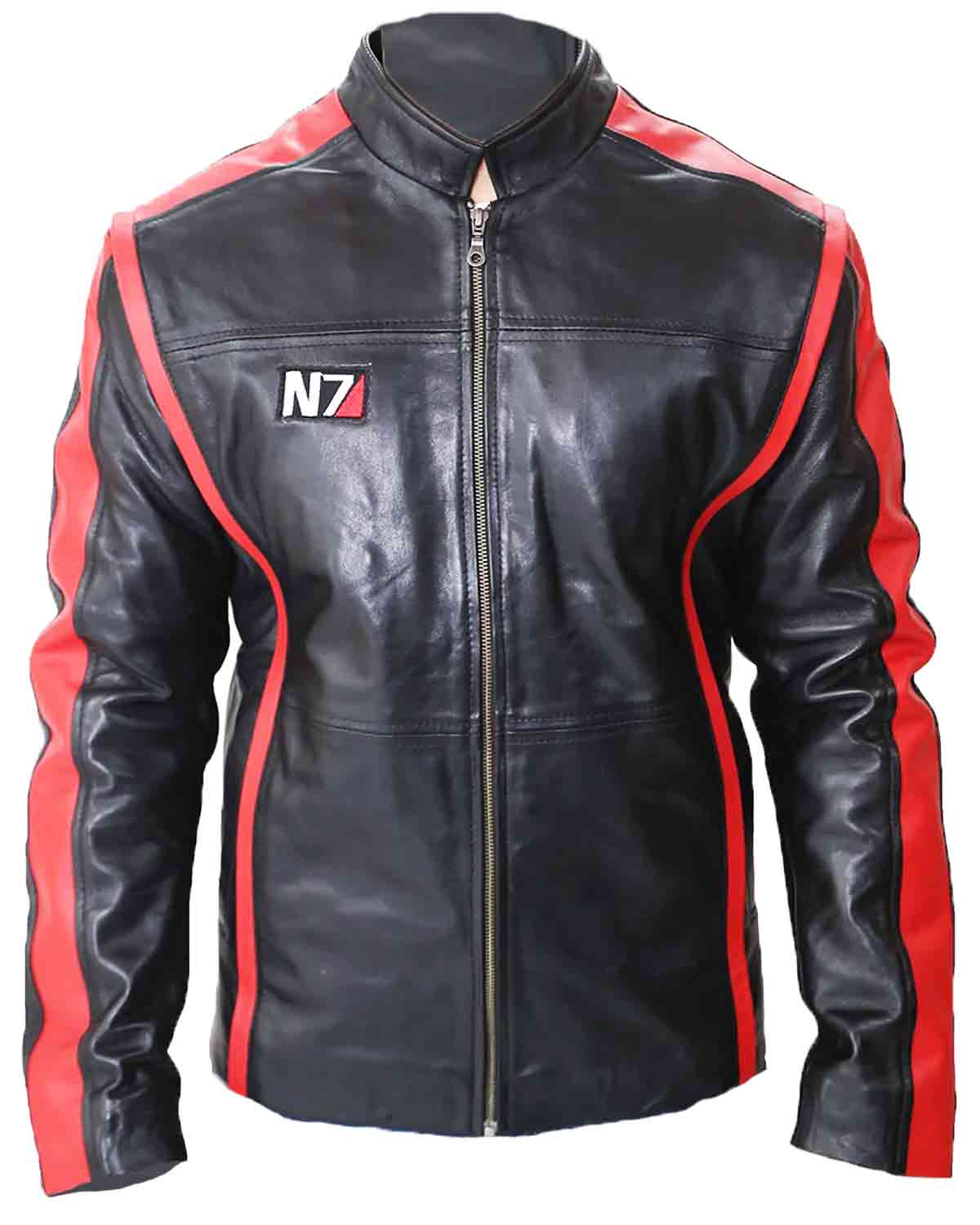 N7 Mass Effect 3 Game Real Leather Jacket
