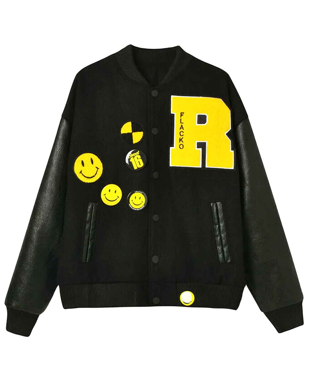 Flacko ASAP Rocky Testing Varsity Jacket