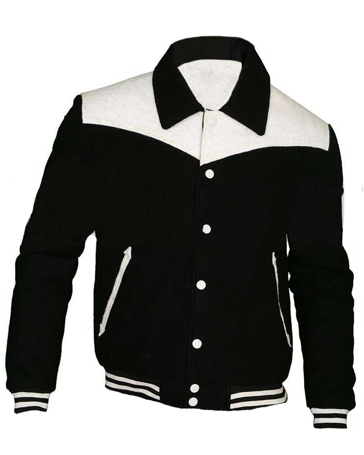 Tariq St Patrick Power Book II Ghost Black Varsity Jacket