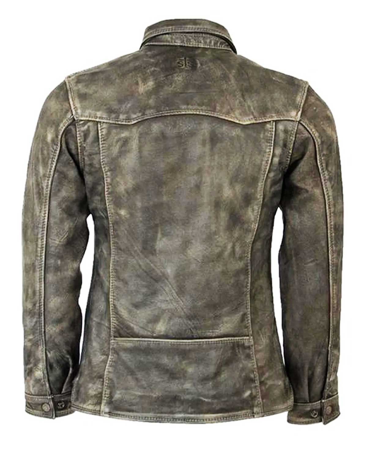 Cowboy Ranch Hand Leather Jacket