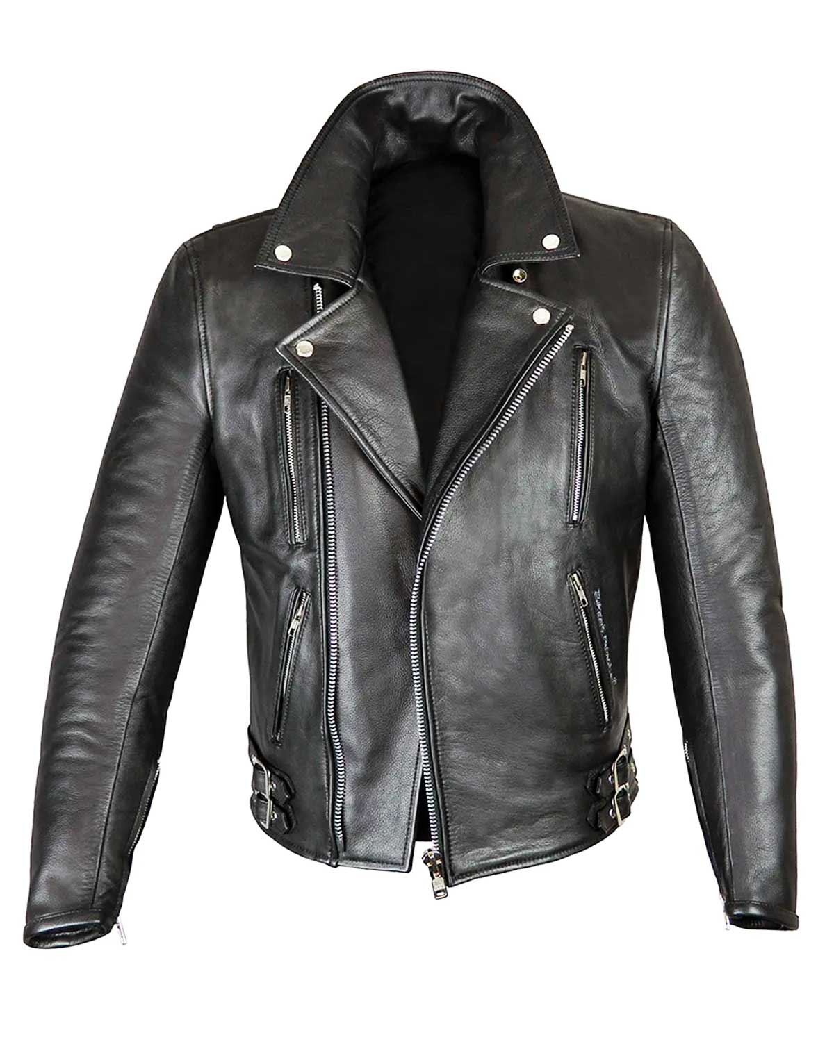 Patrol Biker Classic Black Leather Jacket