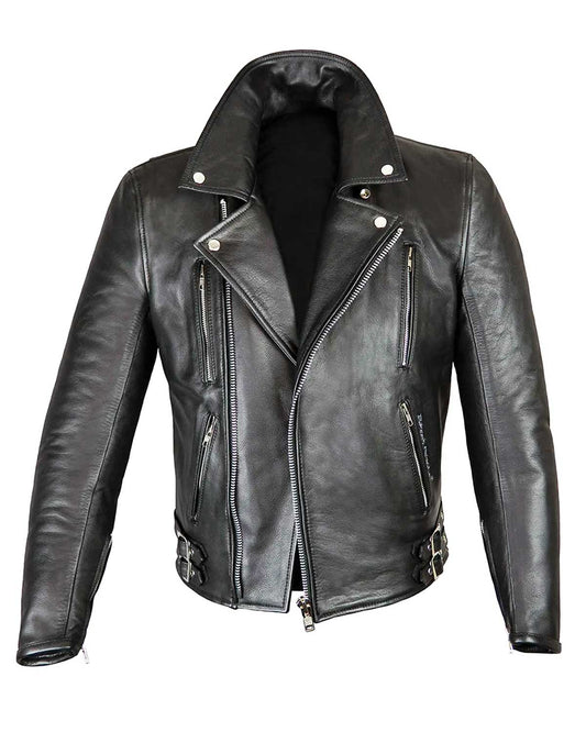 Patrol Biker Classic Black Leather Jacket