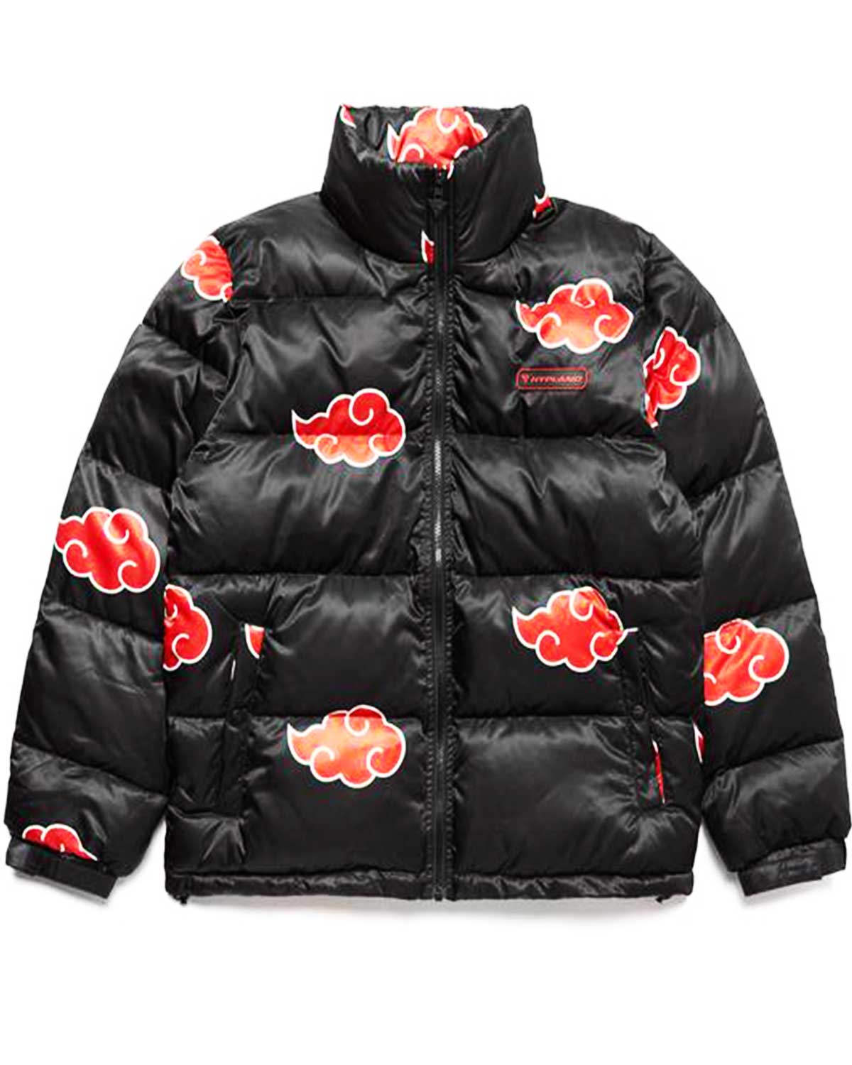 Naruto Akatsuki Black Puffer Jacket