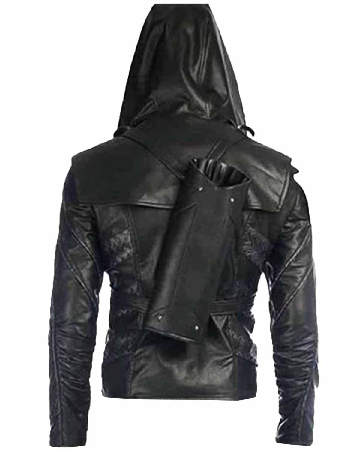 Arrow Adrian Chase Prometheus Leather Jacket