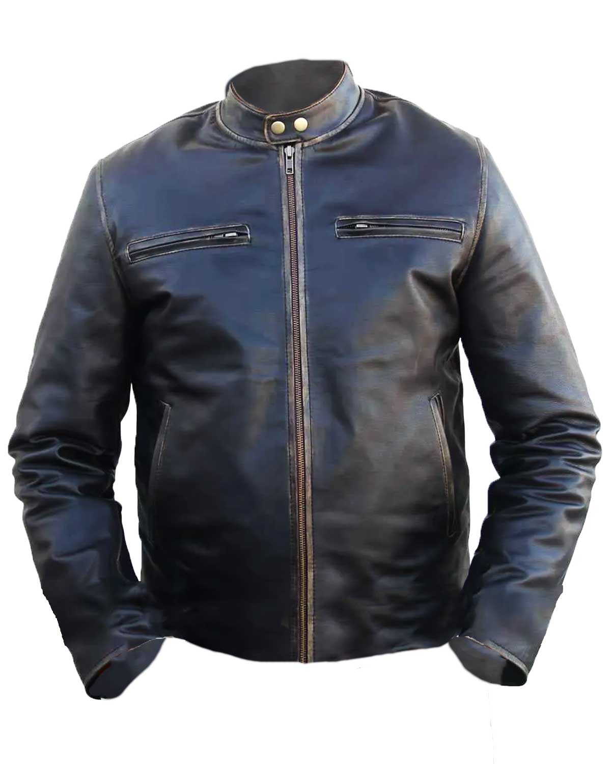 Mark Wahlberg Daddys Home Distressed Jacket