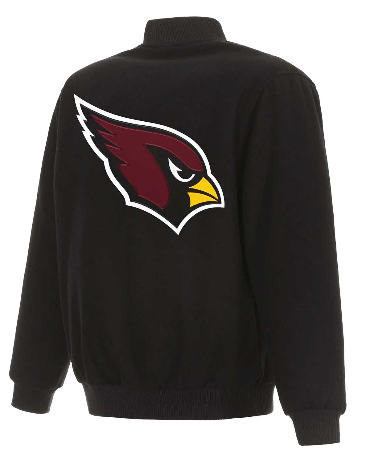 Arizona Cardinals Bomber Black Wool Jacket