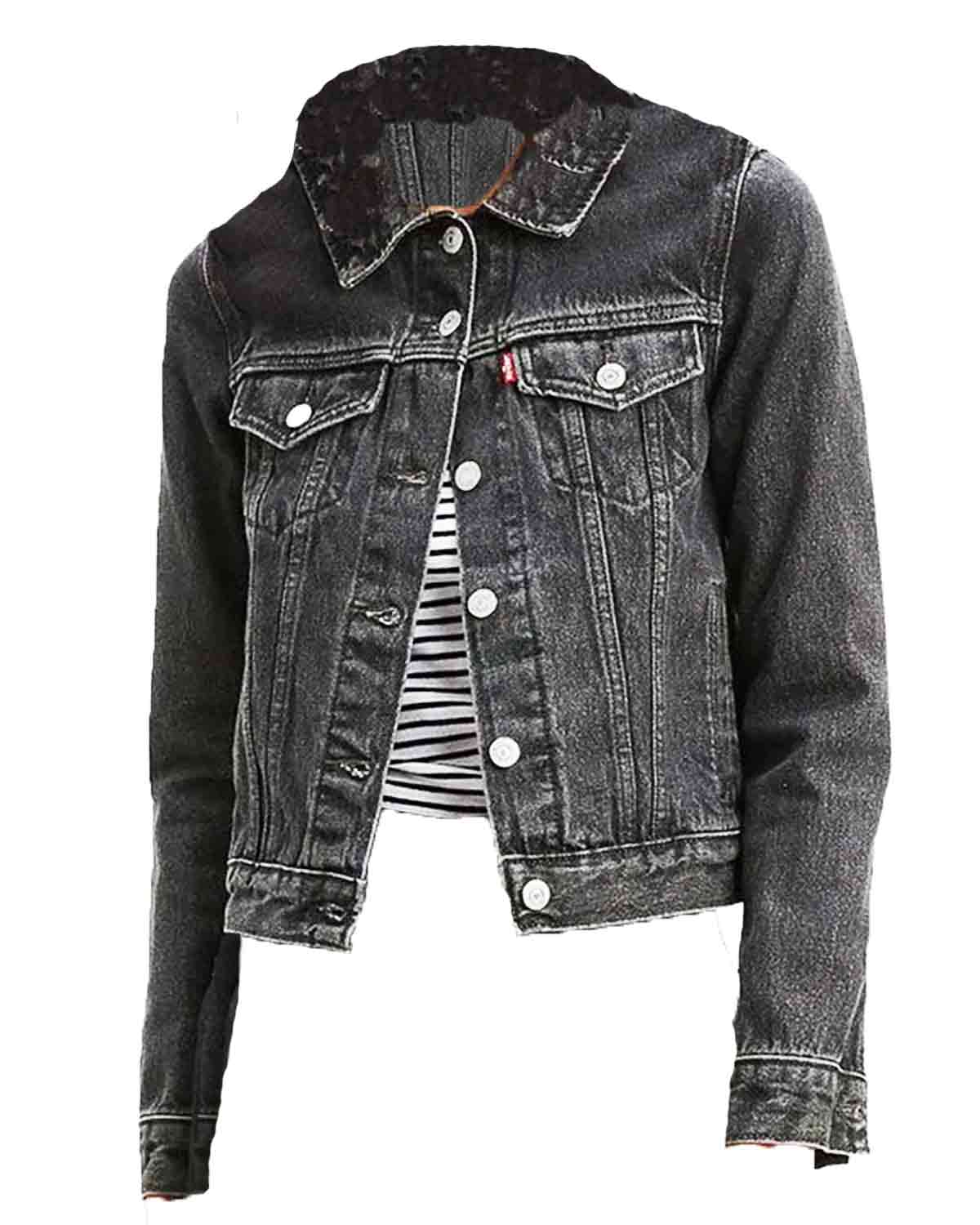Yellowstone S04 Mia Black Denim Jacket