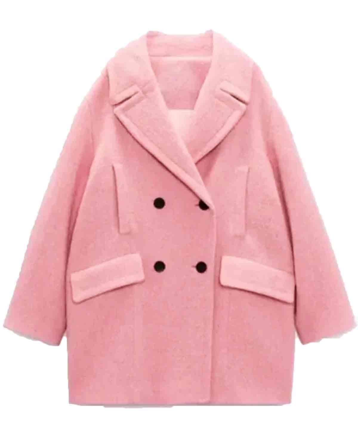 Wednesday Enid Sinclair Pink Coat