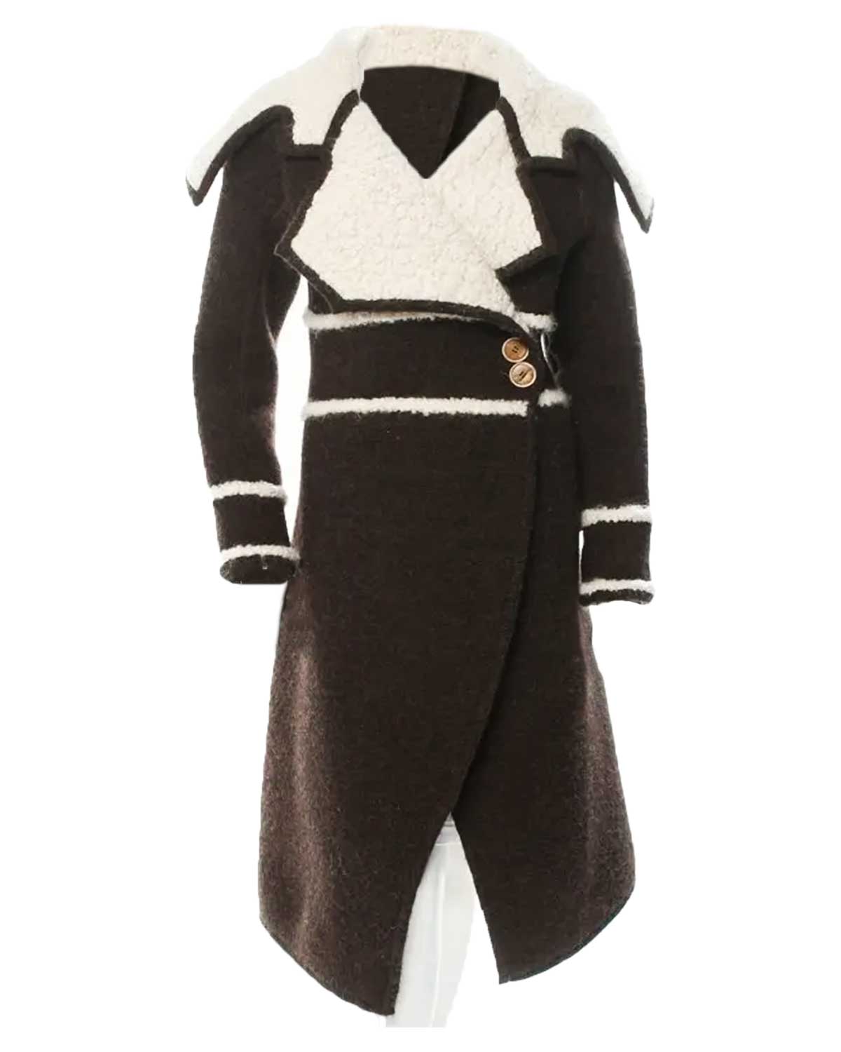 Cameron Diaz Street Style Elehant Wool Trench Coat