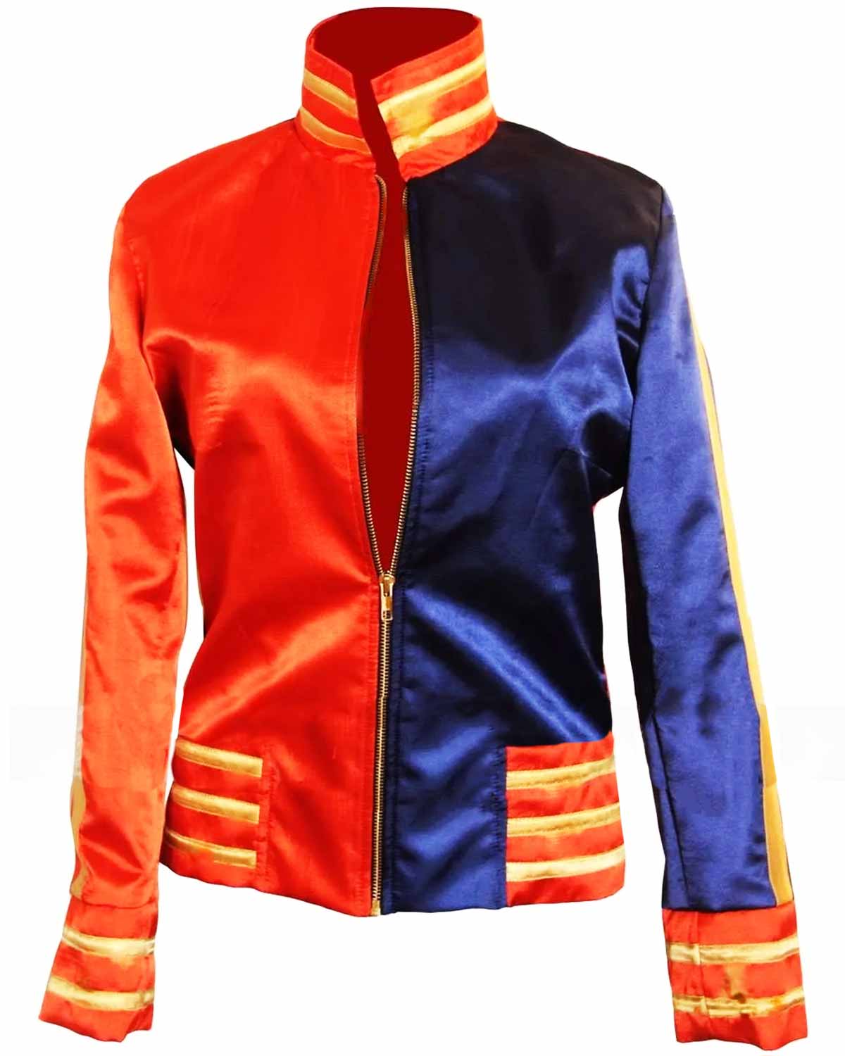 Women Christmas Red and Blue Jacket