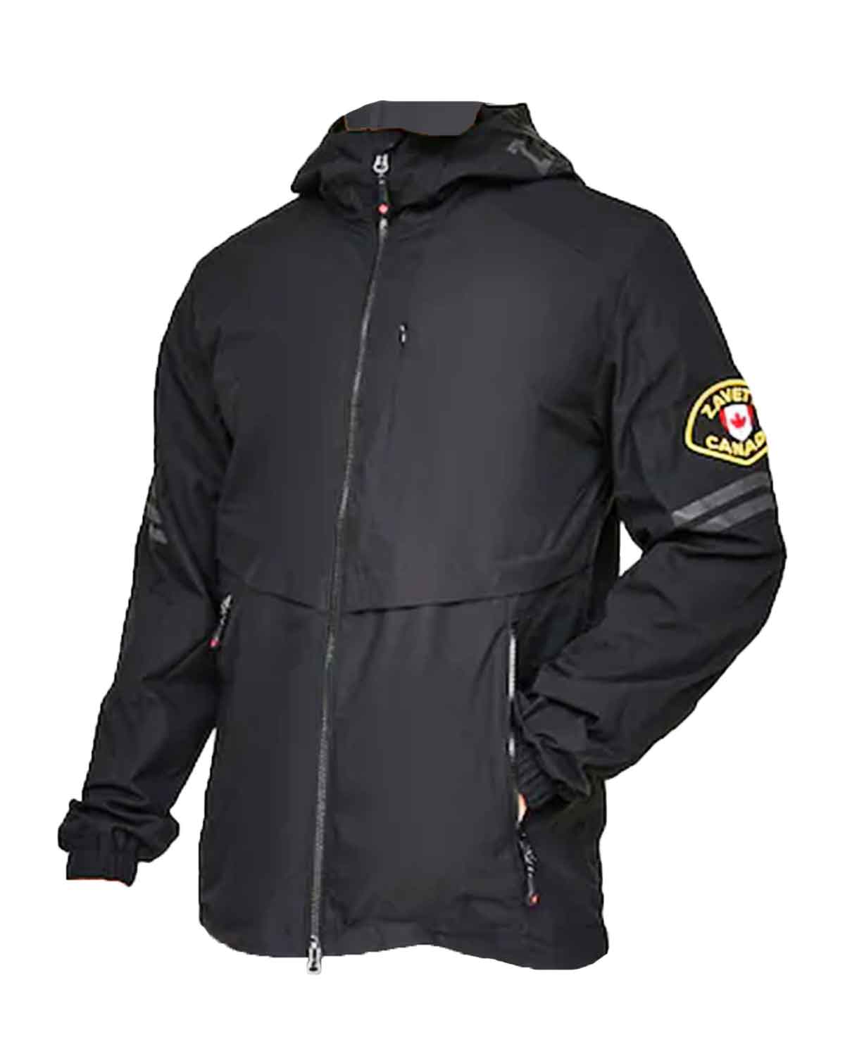 Zavetti Canada Delfino Black Windrunner Jacket