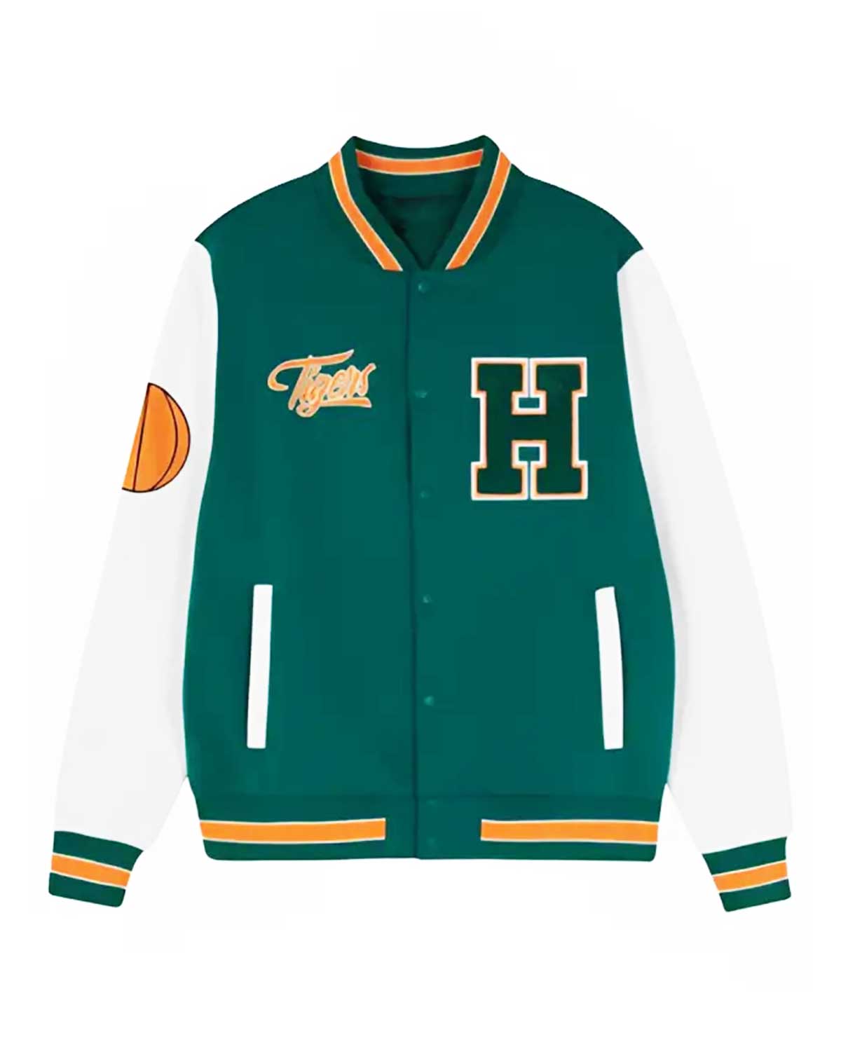 Stranger Things Hawkins Tigers Varsity Jacket