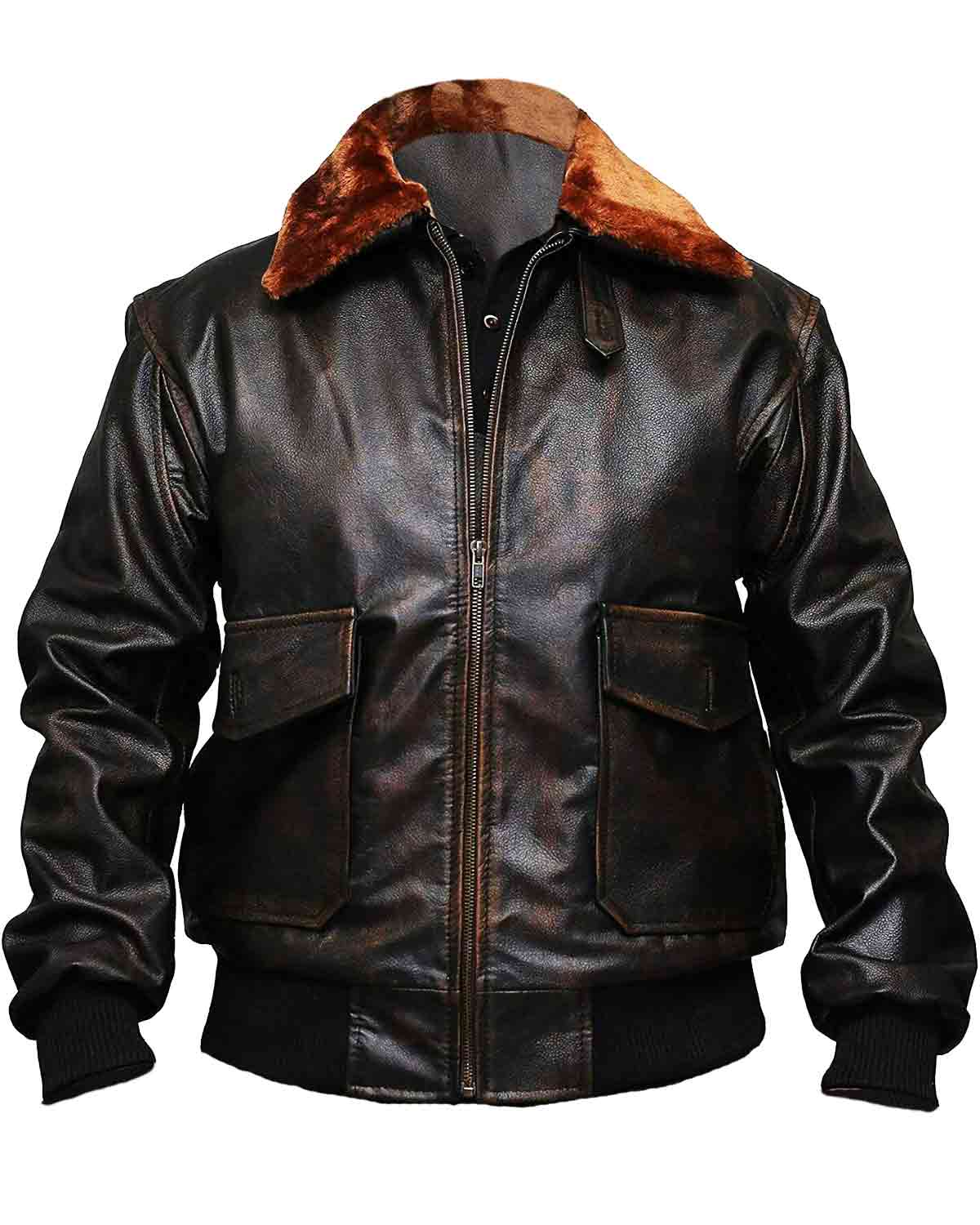 Men's Flying G1 Bomber Leather Jacket
