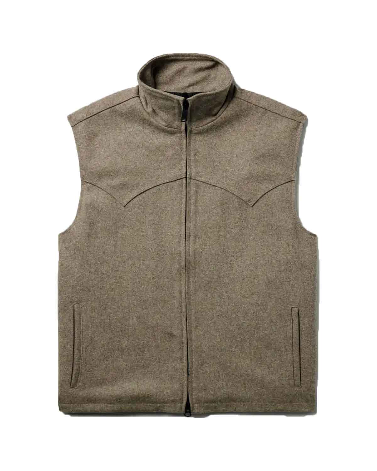 Men’s Classic Wool Cowboy Western Vest