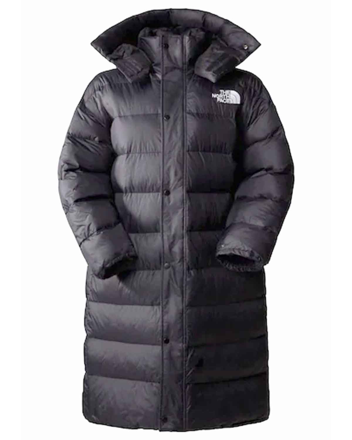 The North Face Oversized Long Puffer Black Jacket