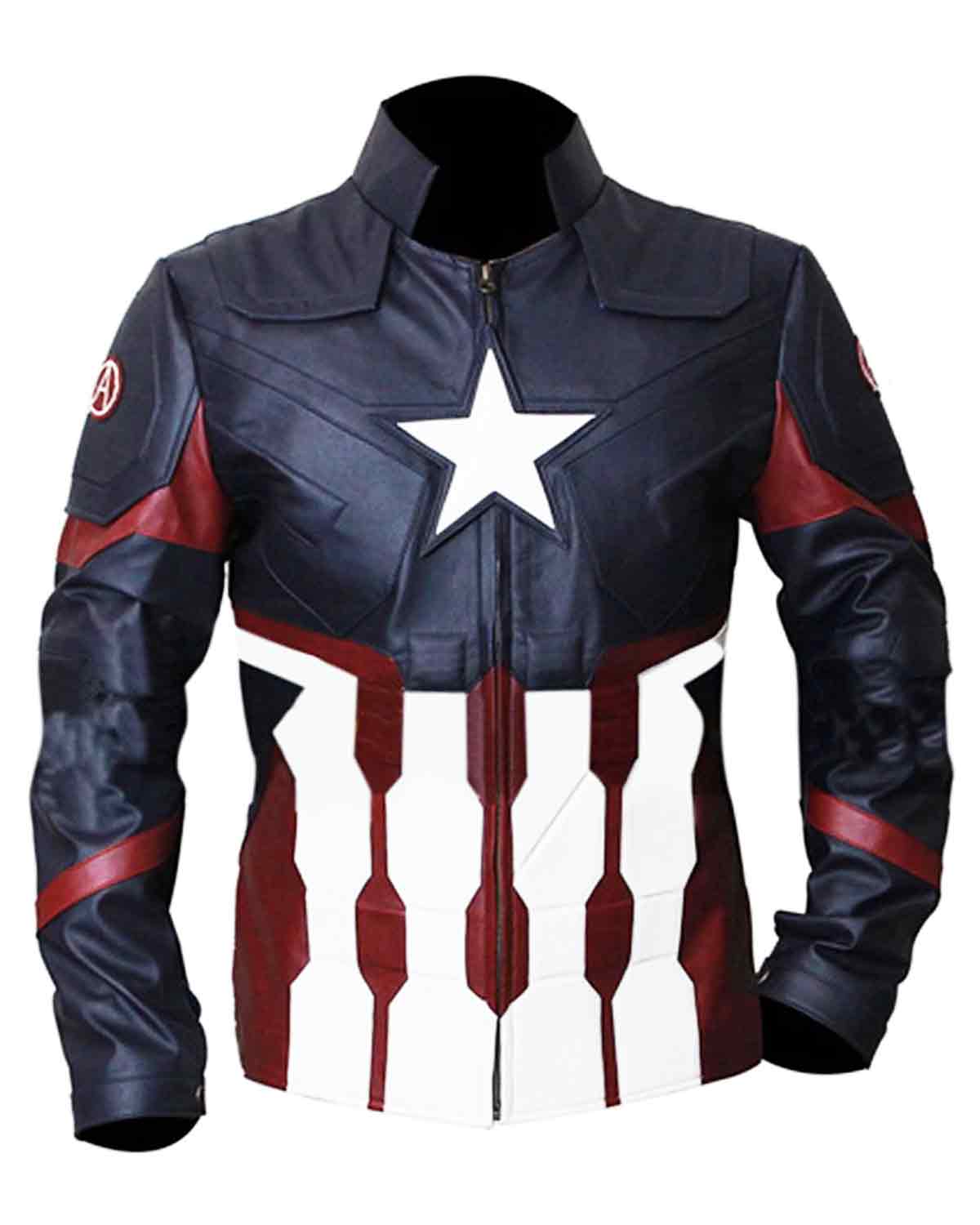 Captain America Avengers Infinity War Leather Jacket