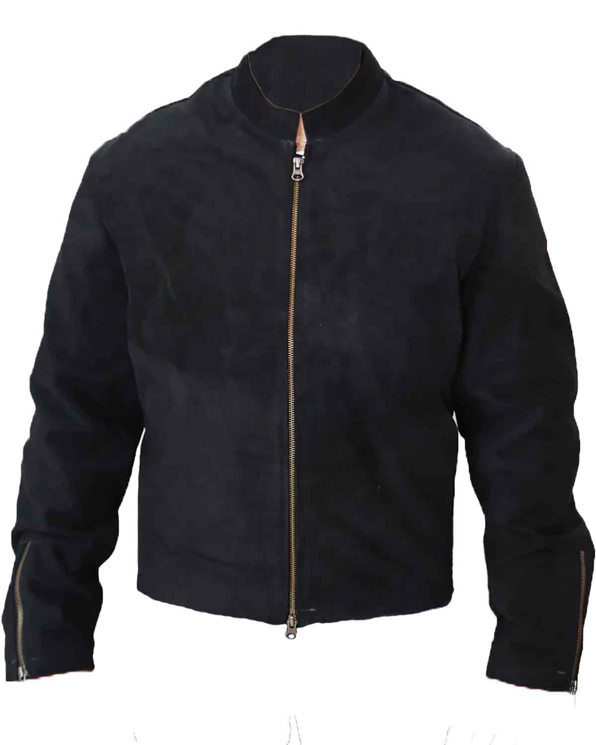 James Bond Spectre Morocco Black Leather Jacket