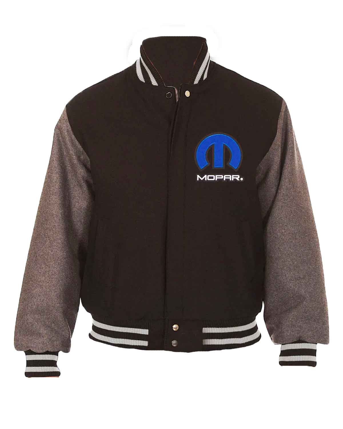 Dodge Mopar Black and Grey Wool Jacket