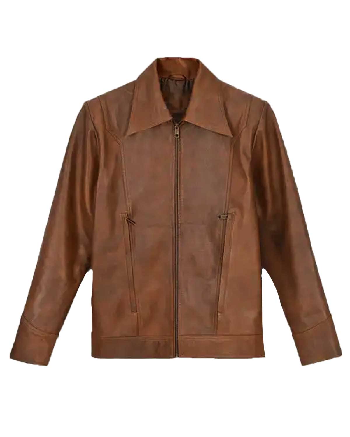 X-Men Wolverine Brown Leather Jacket
