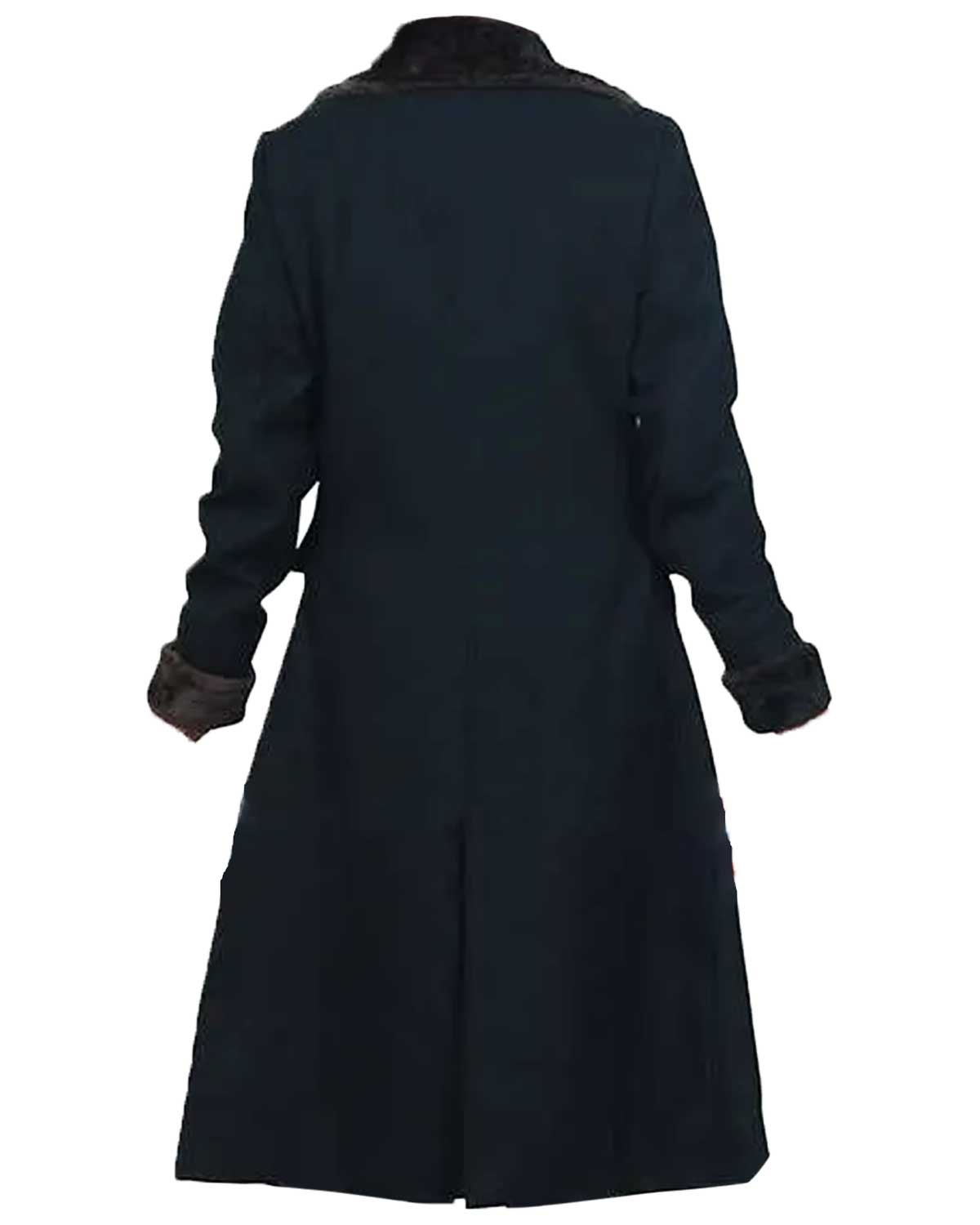 Office Christmas Party Jennifer Aniston Wool Coat