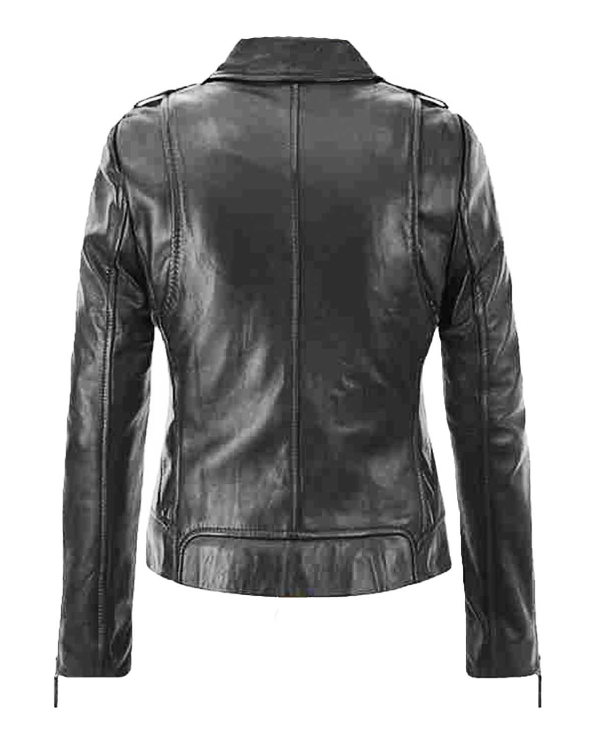 Jennifer Aniston Black Motorcycle Leather Jacket