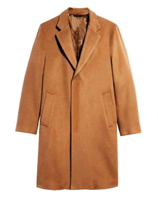 Chris Evans Knives Out Wool Coat