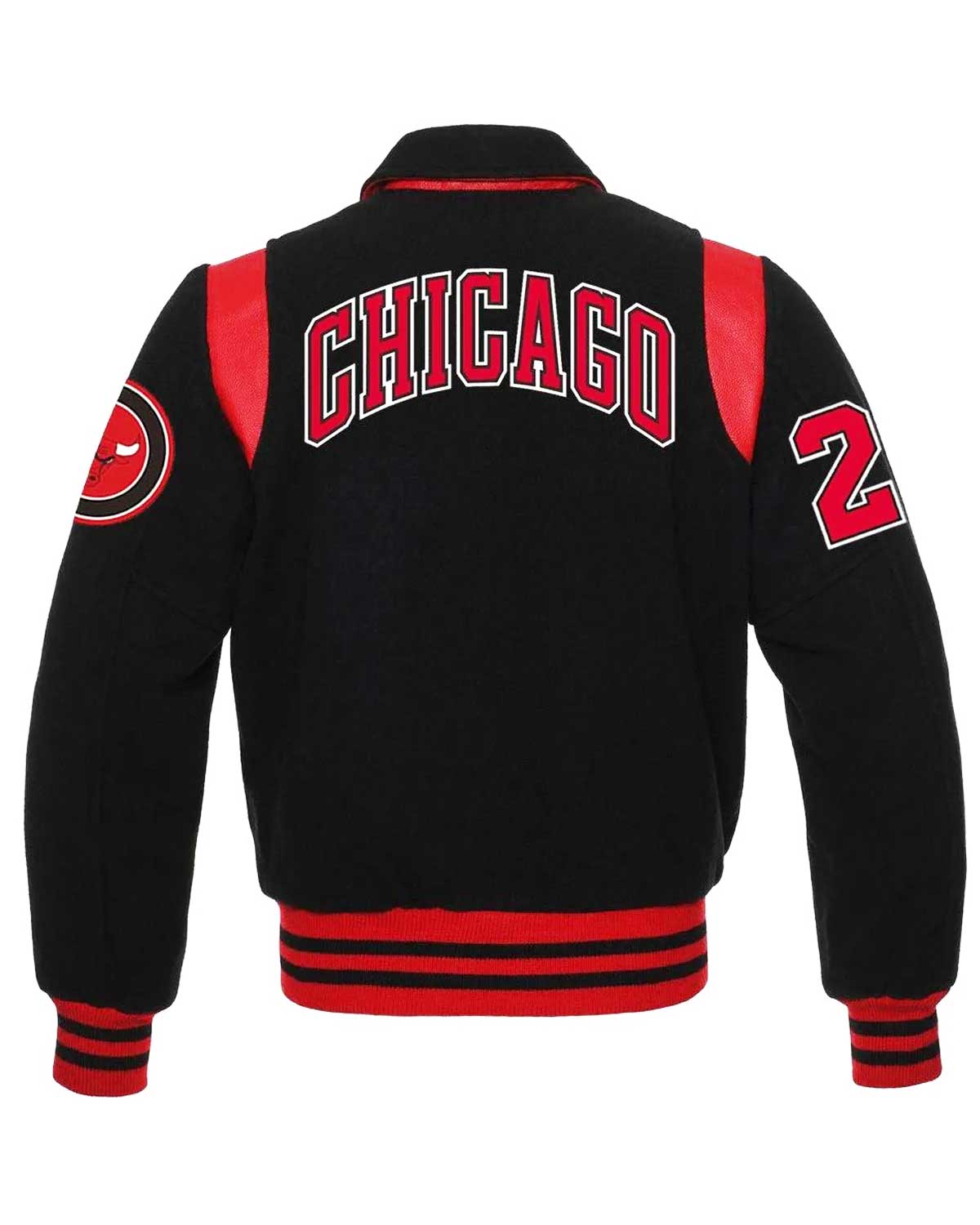 Chicago Bulls Black and Red Jacket