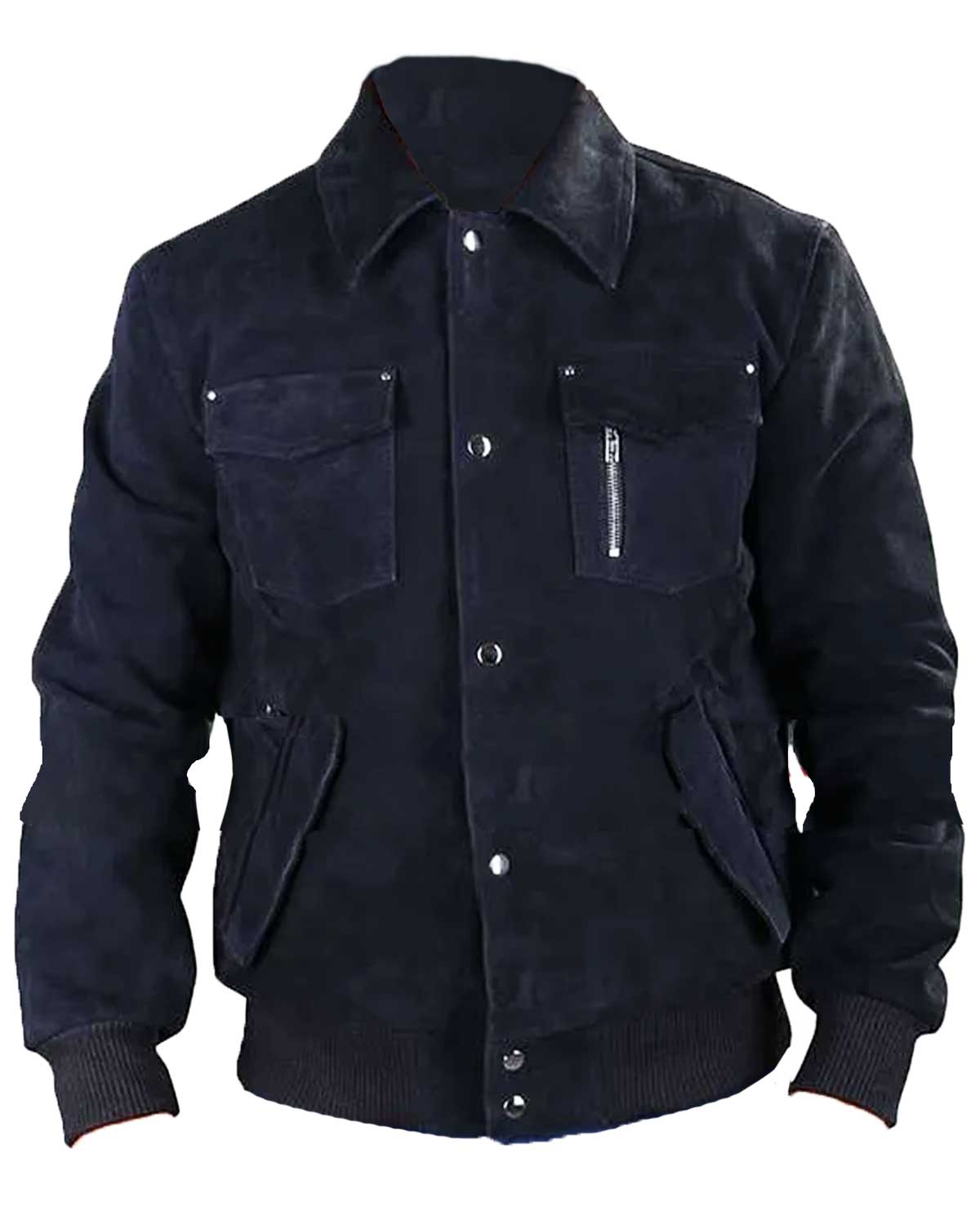 Daddy’s Home 2 Mark Wahlberg Suede Leather Jacket