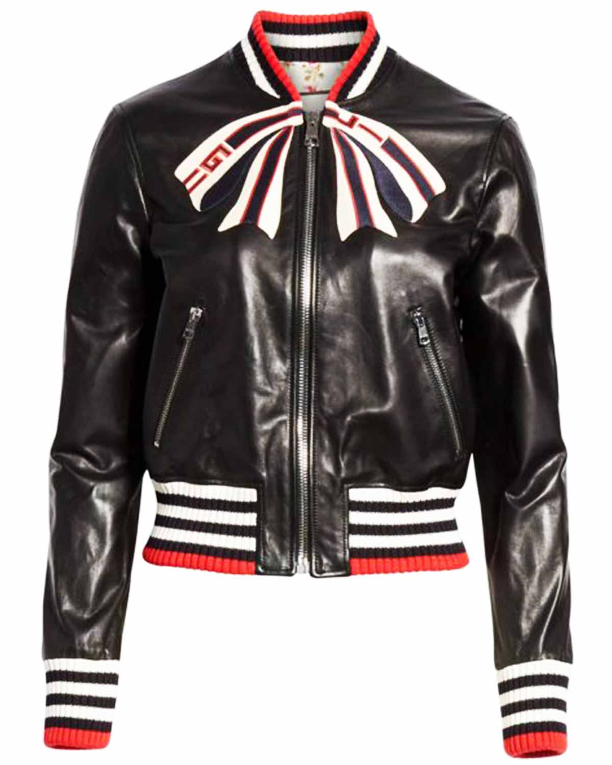 Dorinda Medley Black Leather Jacket