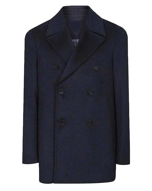 All the Old Knives Chris Pine Wool Peacoat