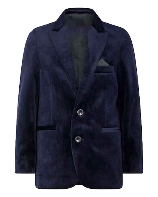 Monsoon Blue Velvet Blazer