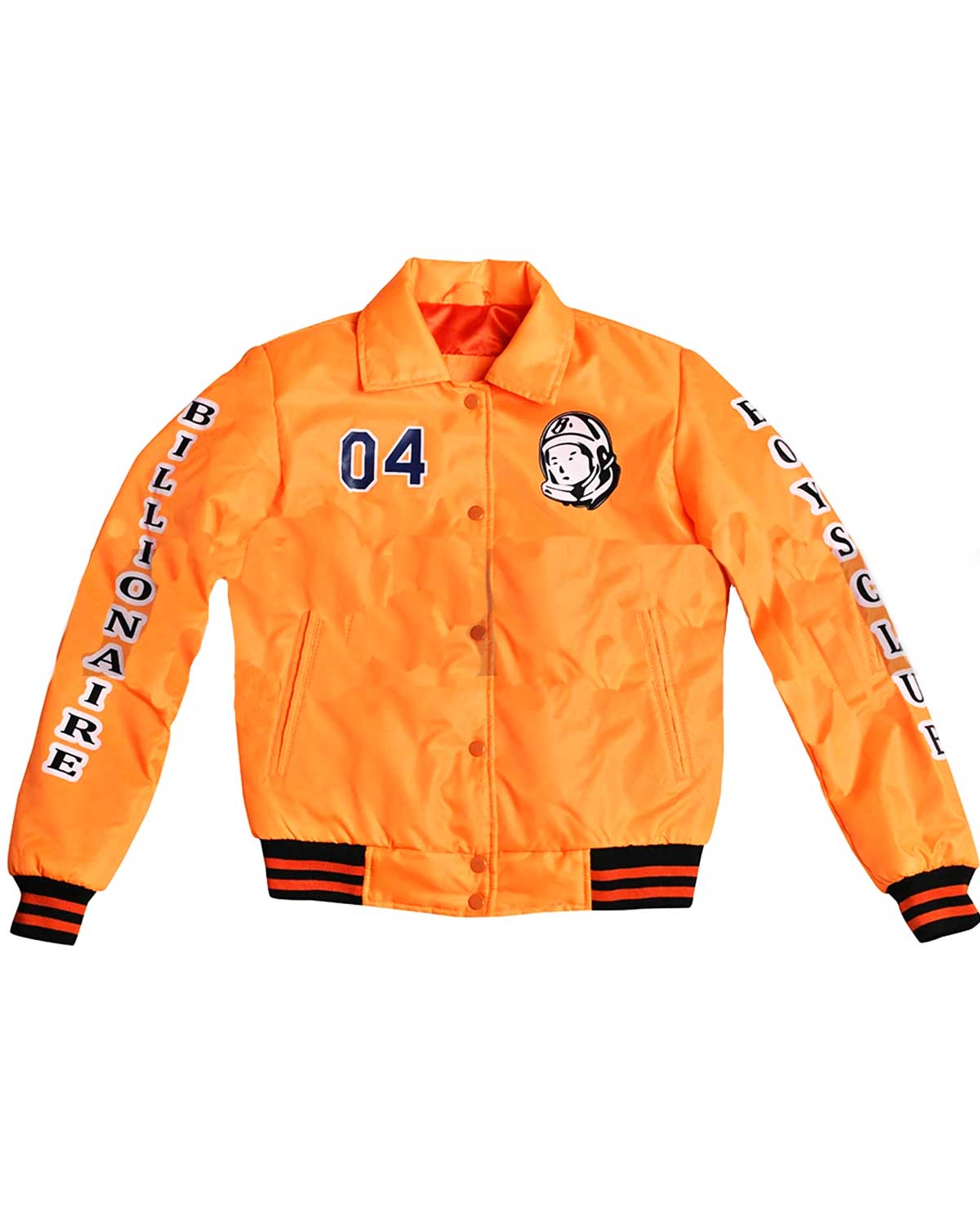 Astro Billionaire Boys Club Orange Varsity Jacket