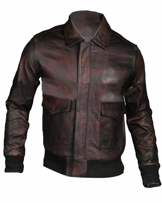 Billy Stranger Things Brown Leather Jacket