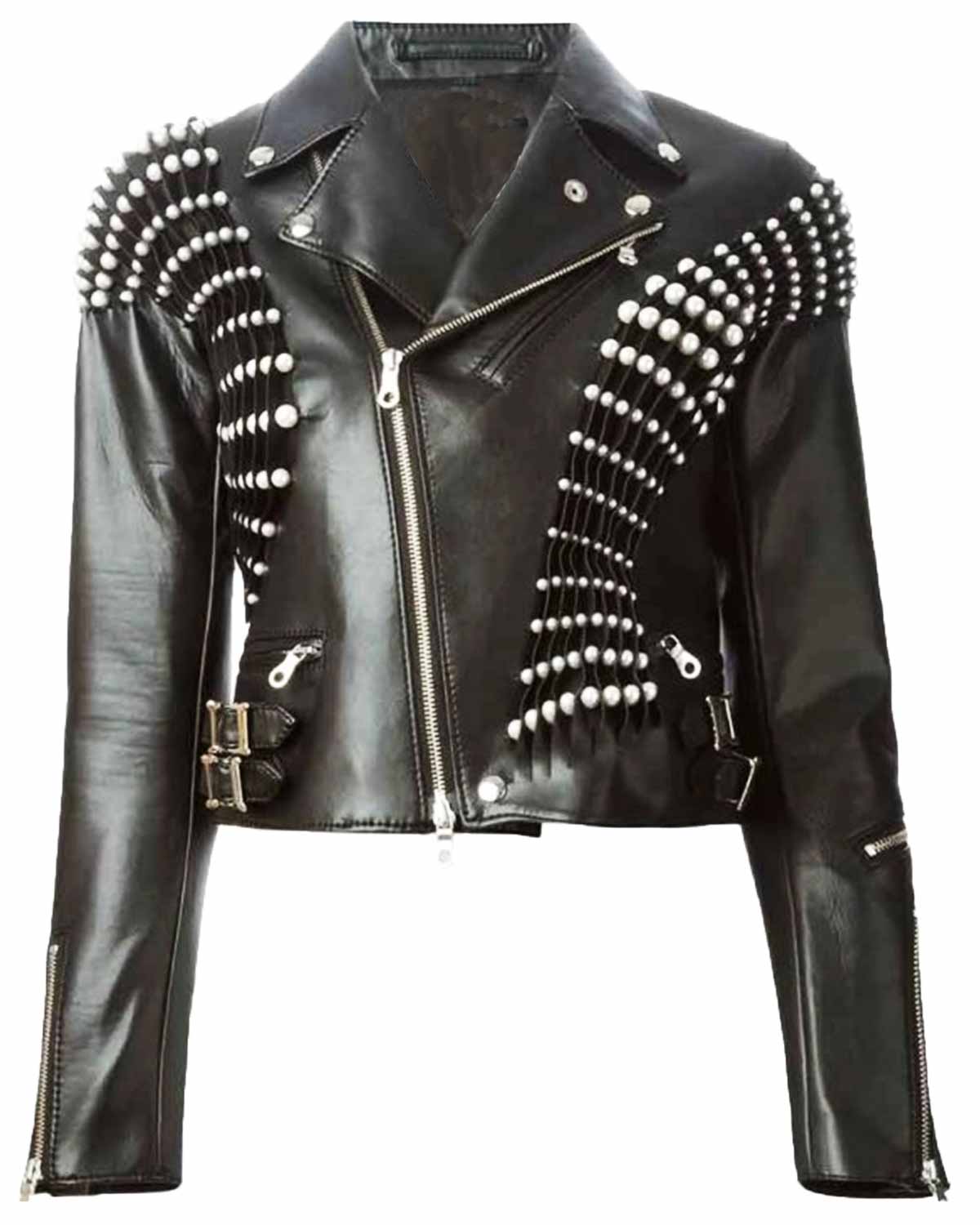 RHOBH Erika Jayne Black Pearl Jacket