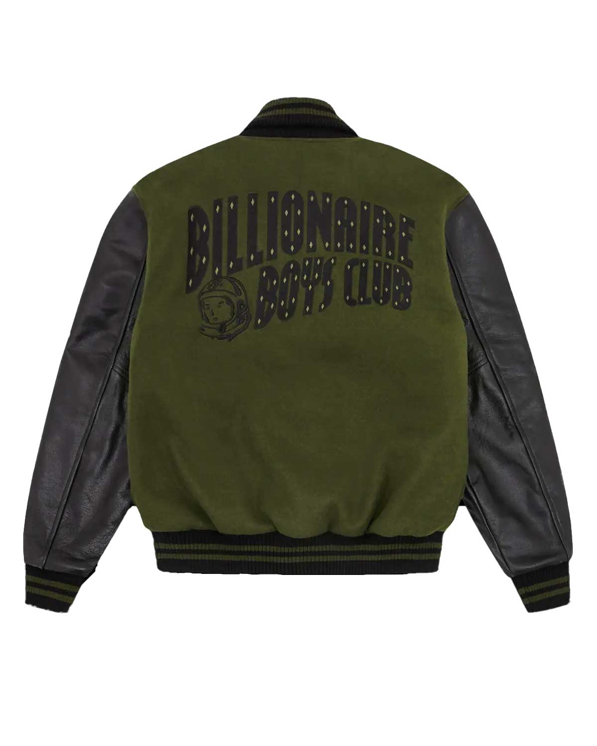 BBC Astro Letterman Green and Black Jacket
