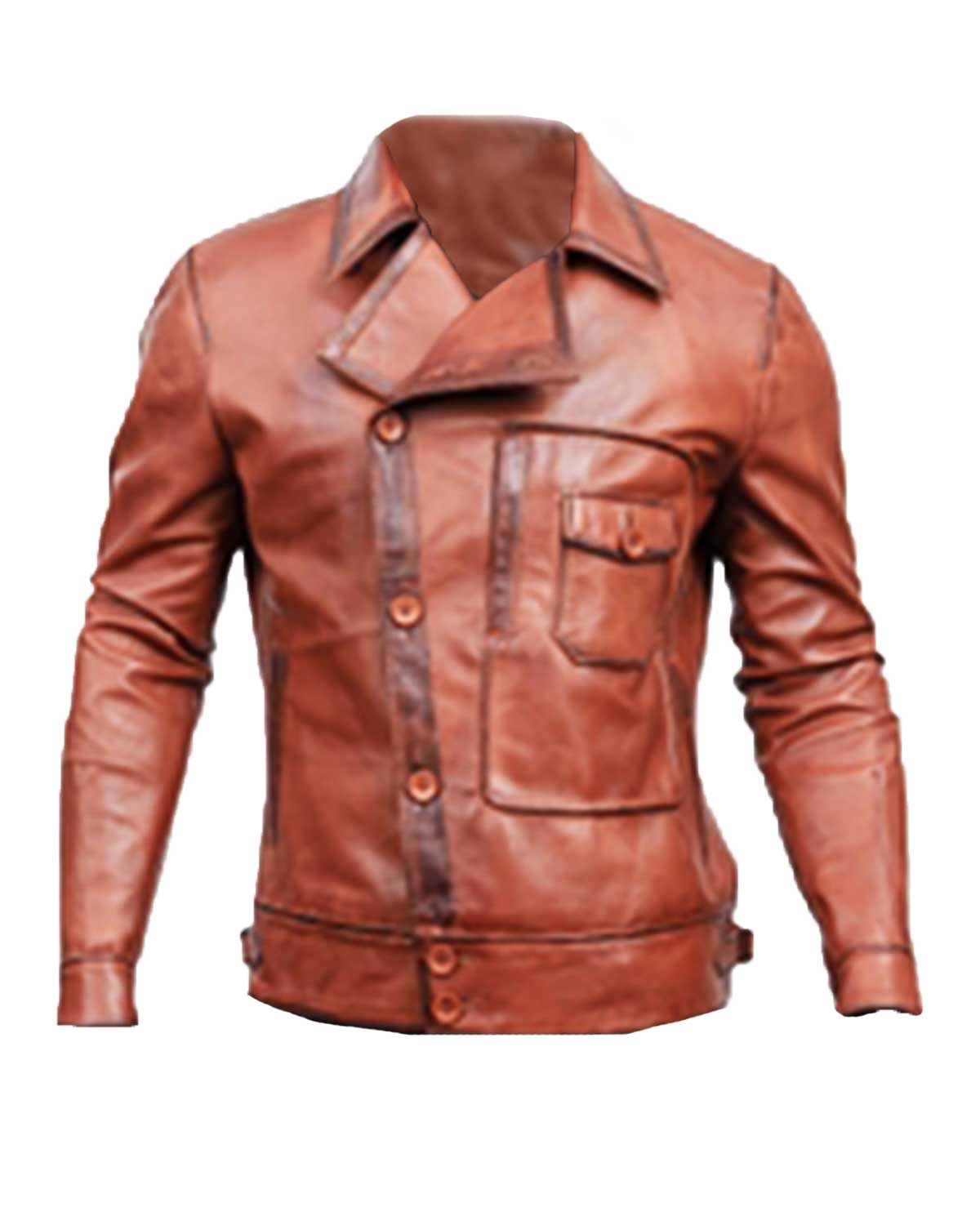 Howard Hughes The Aviator Leather Jacket