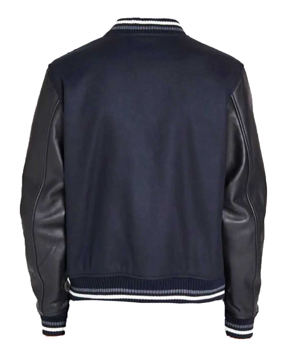 Blouson Copper A.P.C. Blue and Black Varsity Jacket