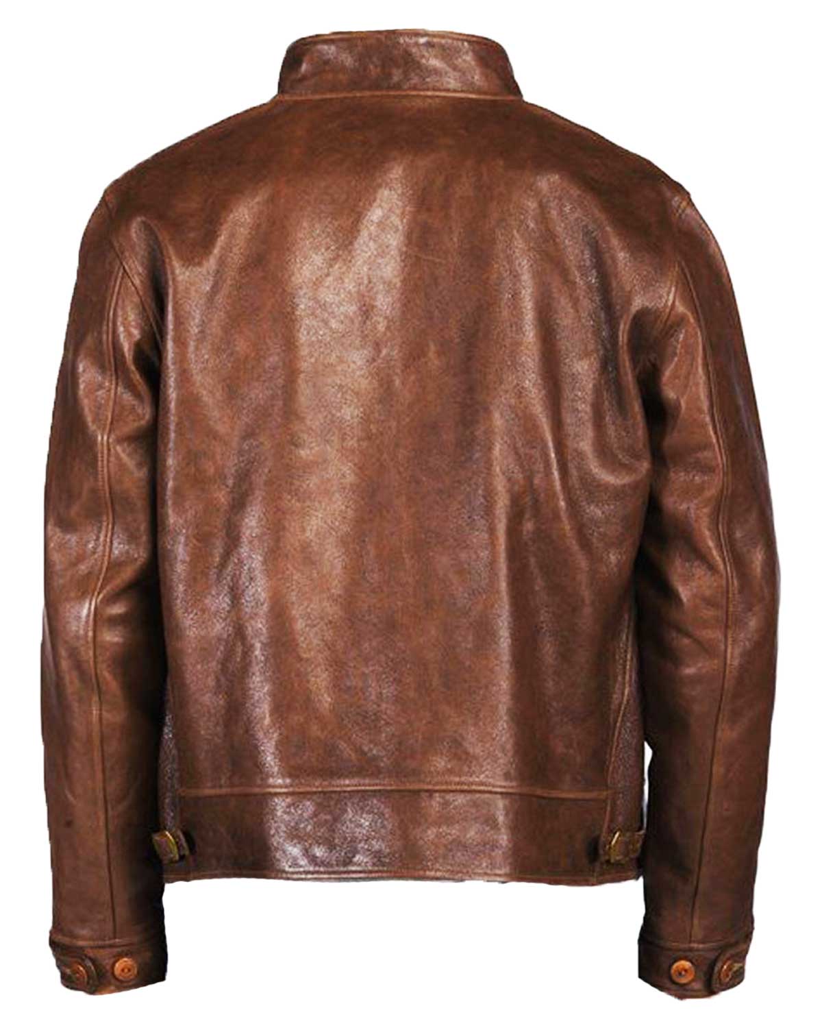 Albert Einstein Brown Leather Jacket
