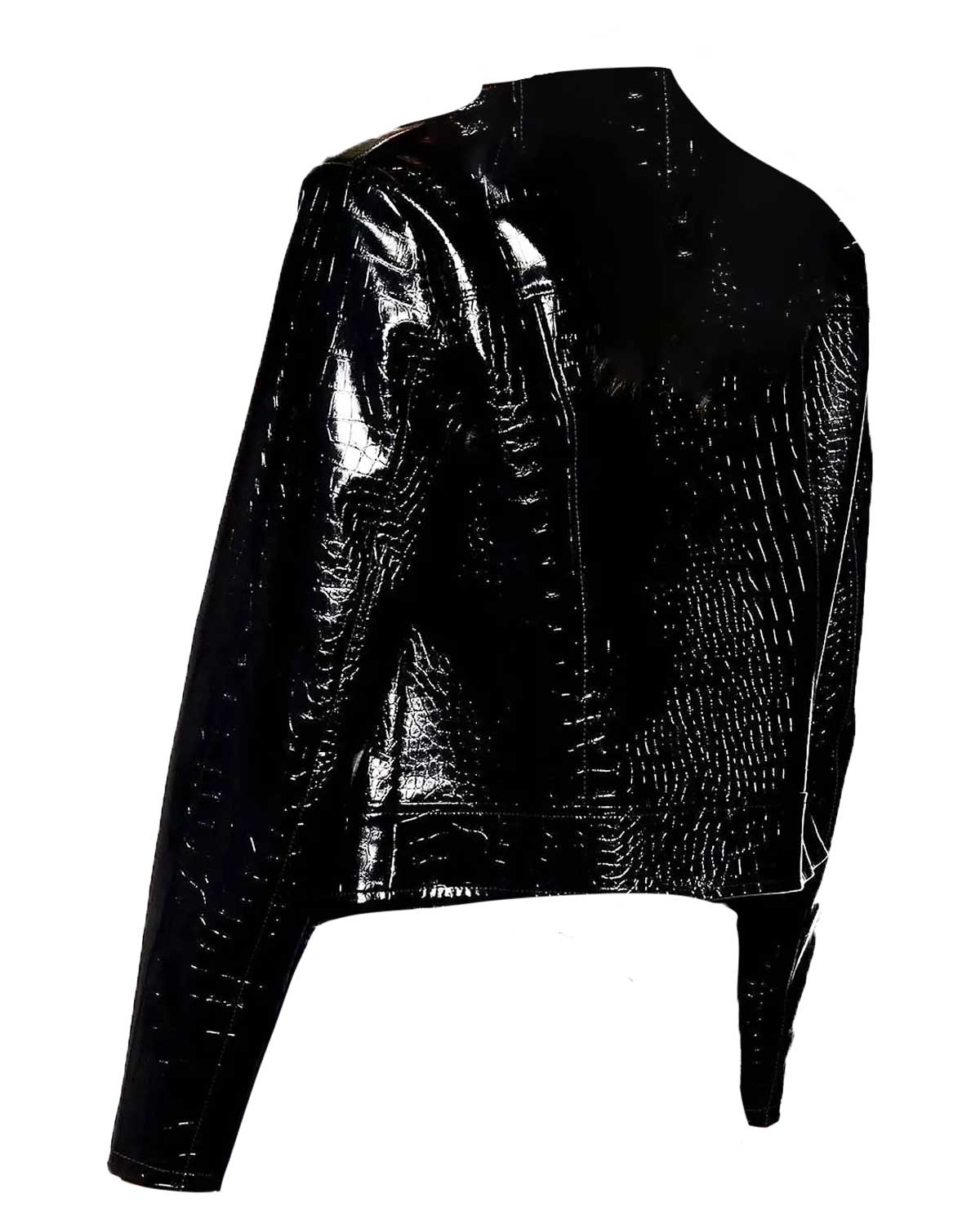 Batwoman Season 03 Javicia Leslie Alligator Leather Jacket