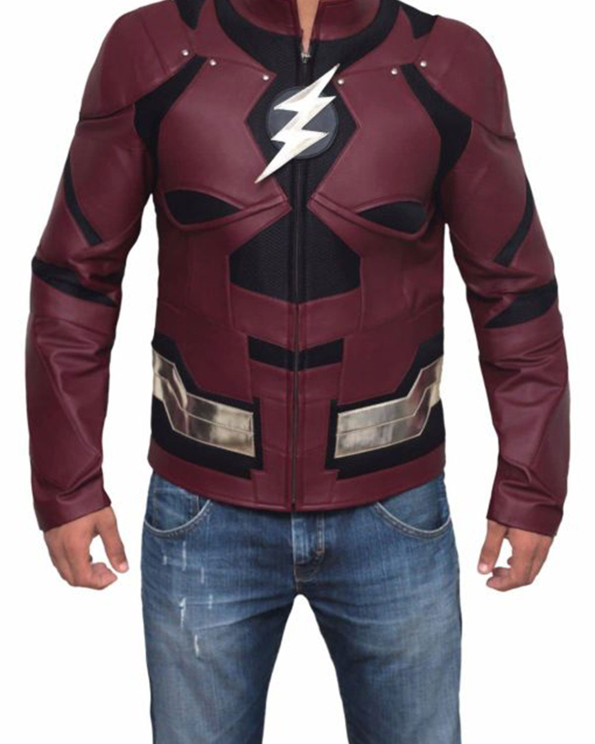 Justice League The Flash Leather Jacket