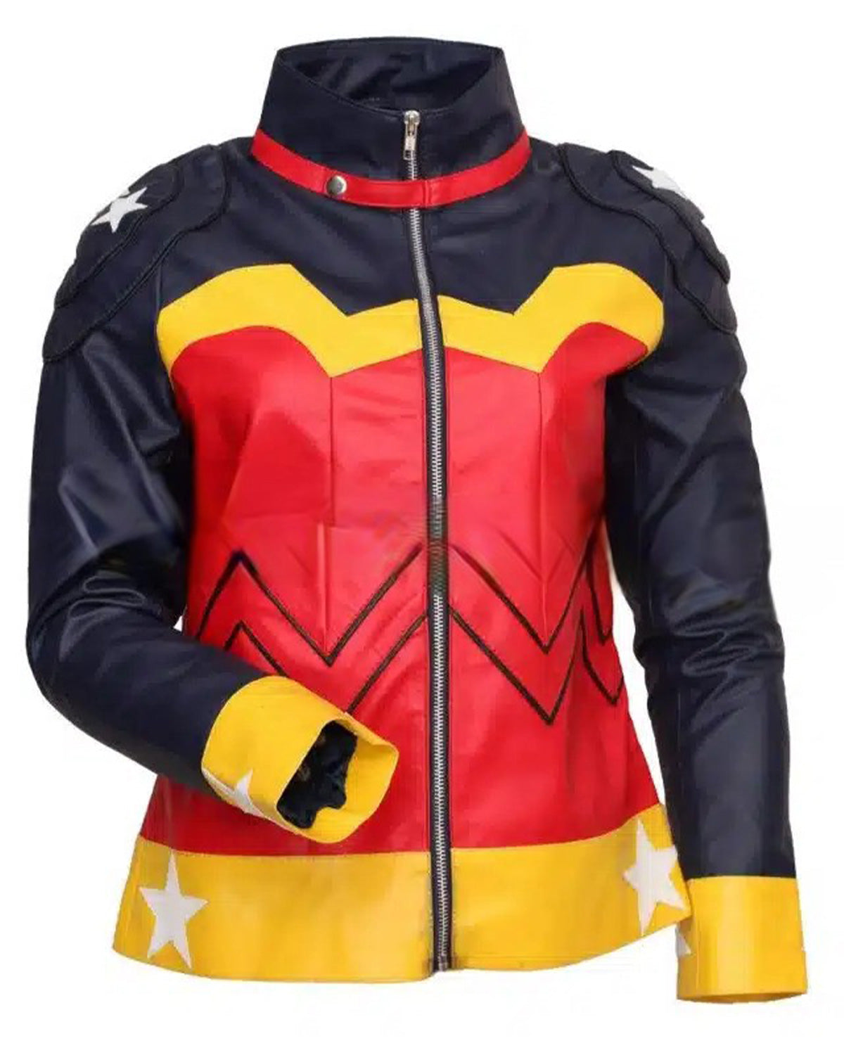 Comics Women Wonder Leather Jacket
