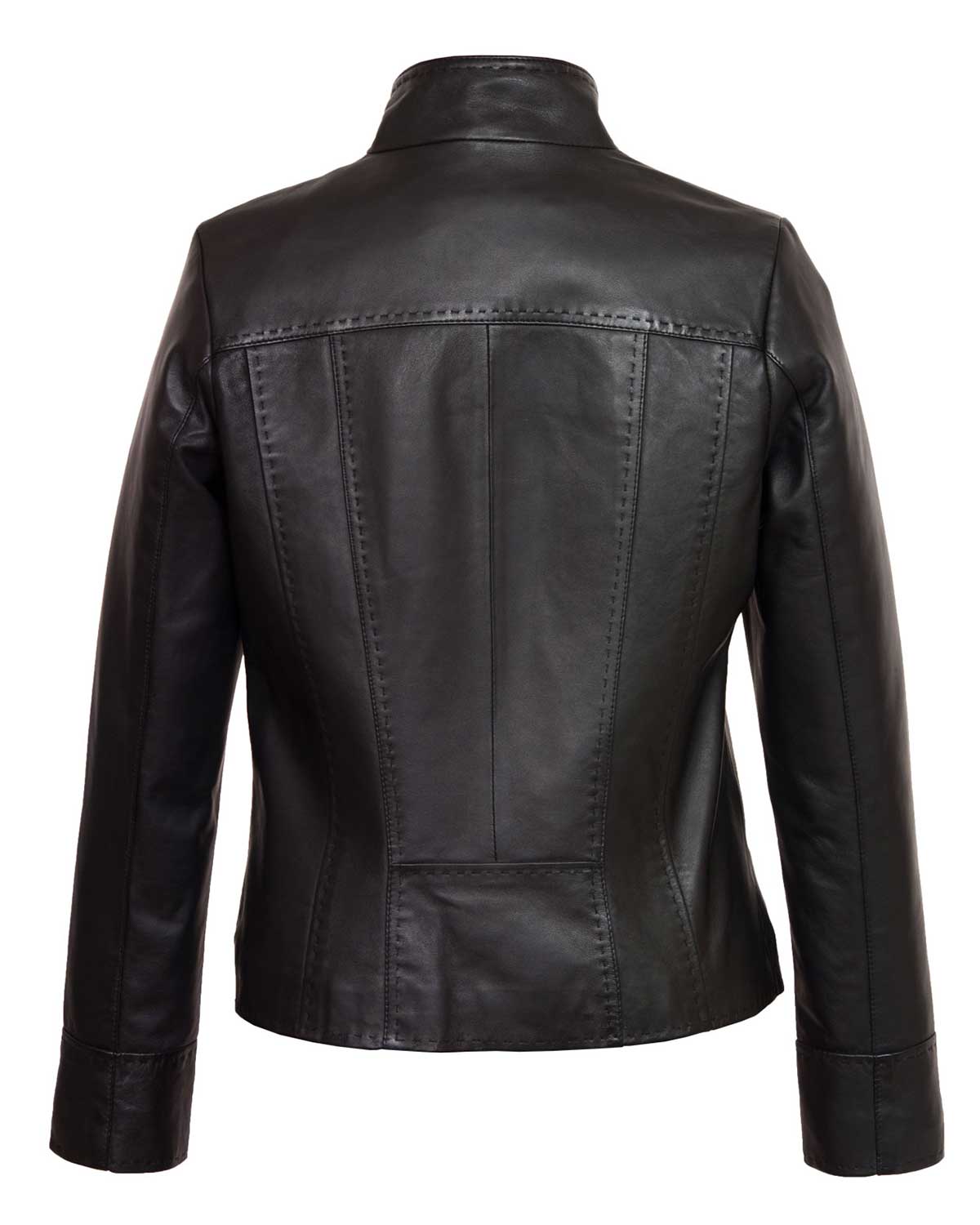 Women's Black Leather Jacket
