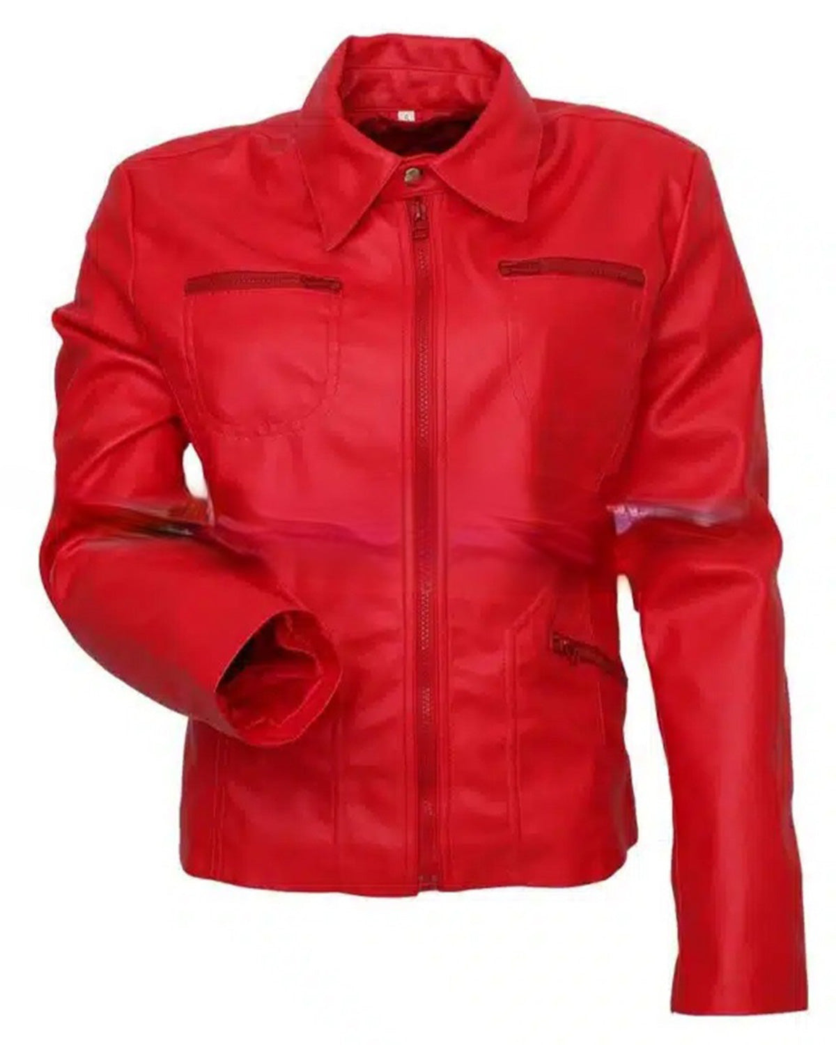 Once Upon a Time Emma Swan Red Leather Jacket